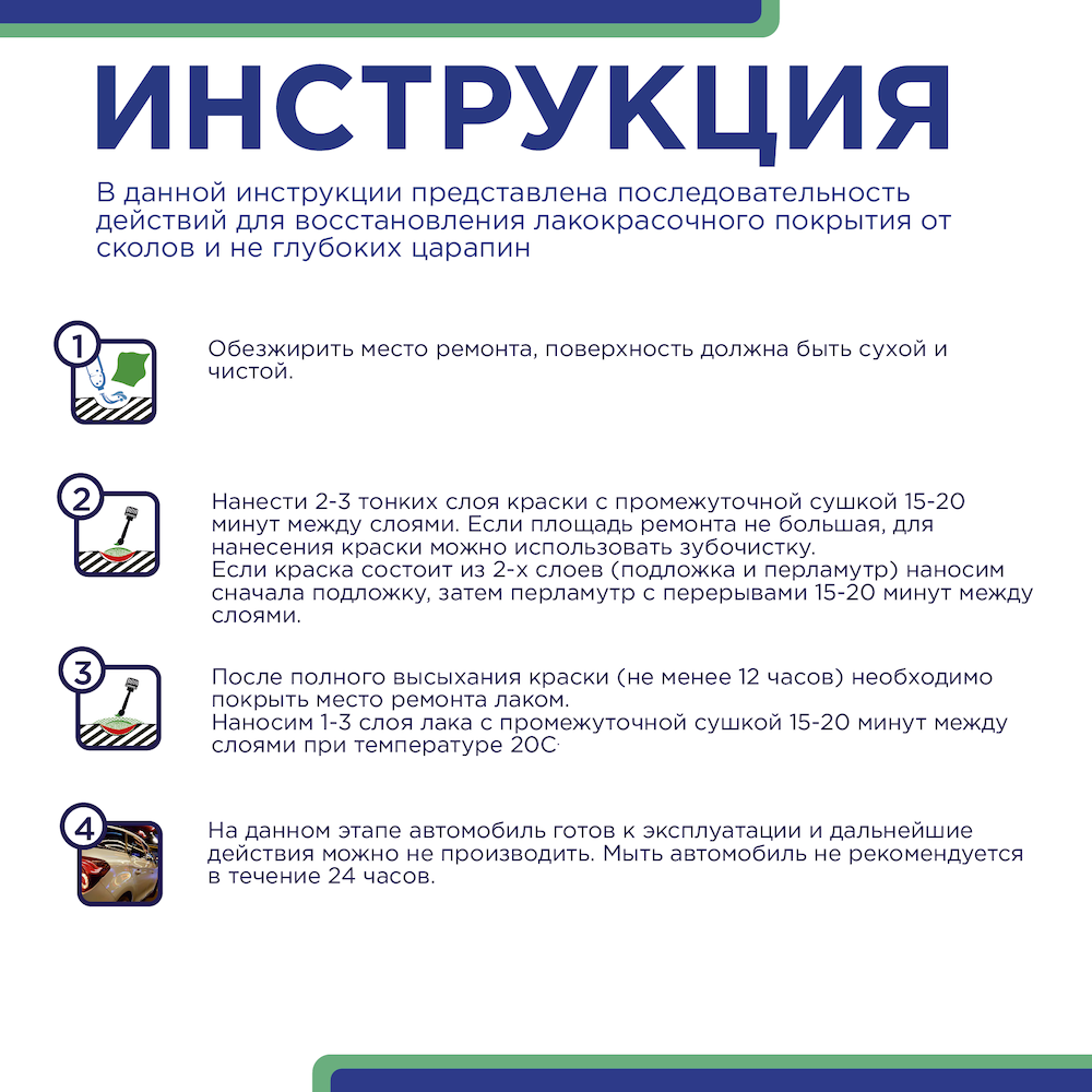 краски для сколов