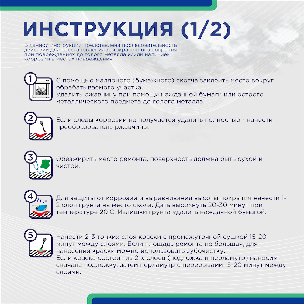 технология ремонта царапин