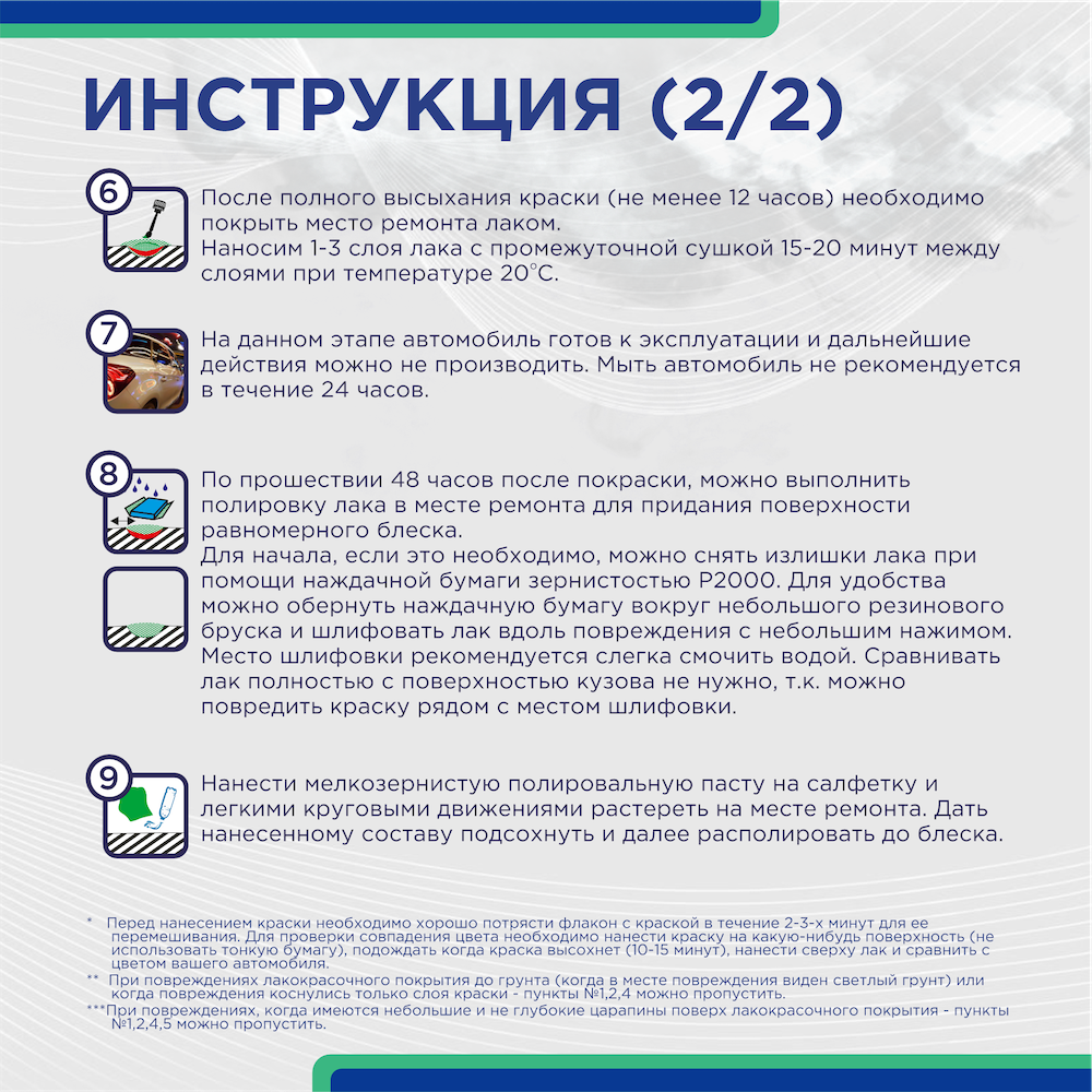 технология ремонта сколов