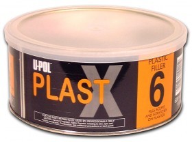 U-Pol PLAST X 6 Шпатлевка с повышенной адгезией для пластика, 600 мл