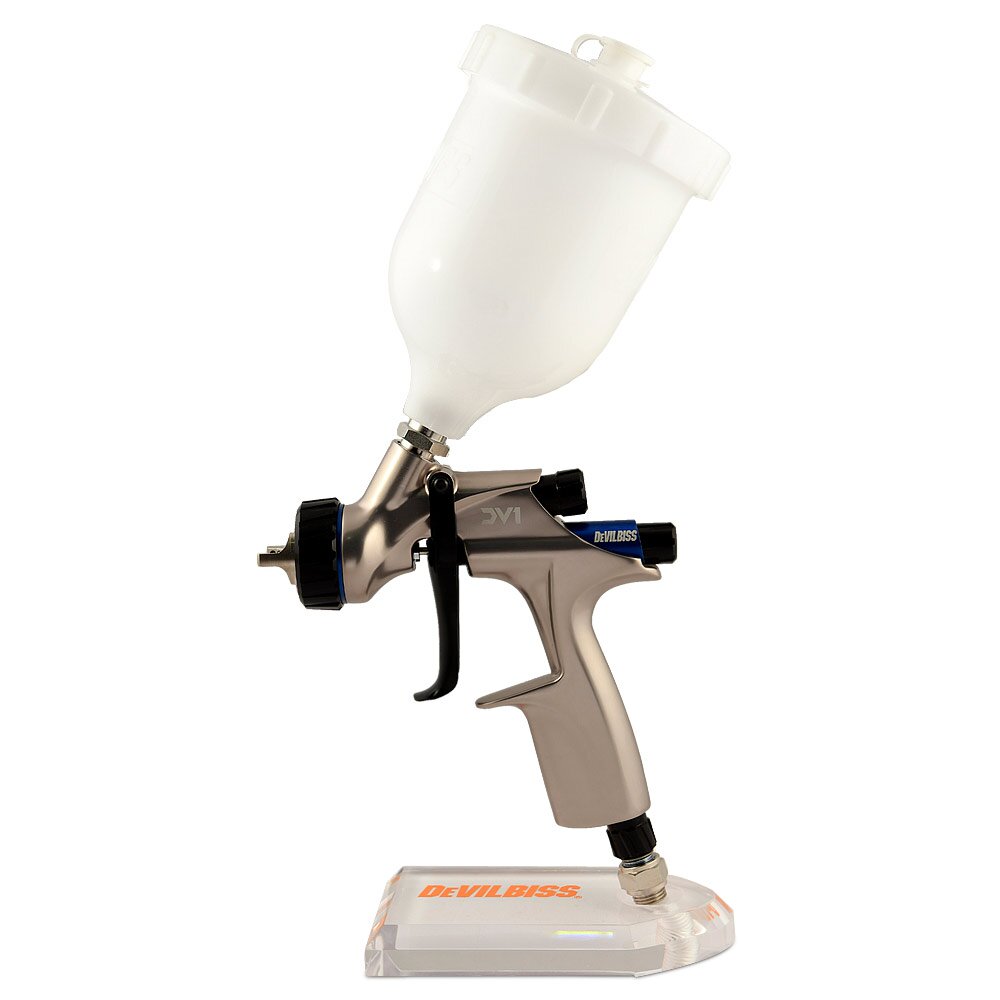 Краскопульт Devilbiss DV1 GRAVITY GUN ONLY KIT (HVLP) сопло 1.3 мм.