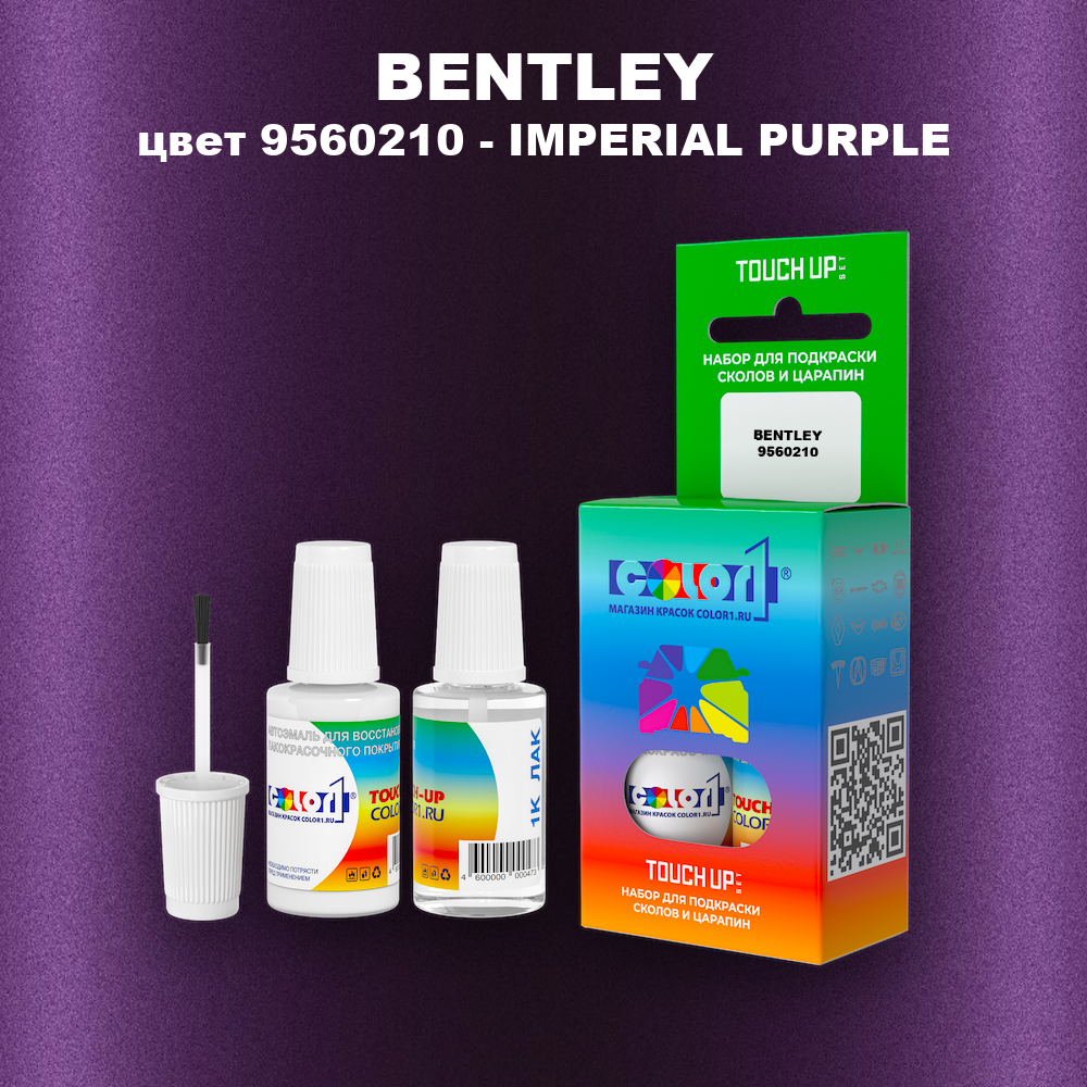 Краска для сколов во флаконе с кисточкой BENTLEY, цвет 9560210 - IMPERIAL PURPLE