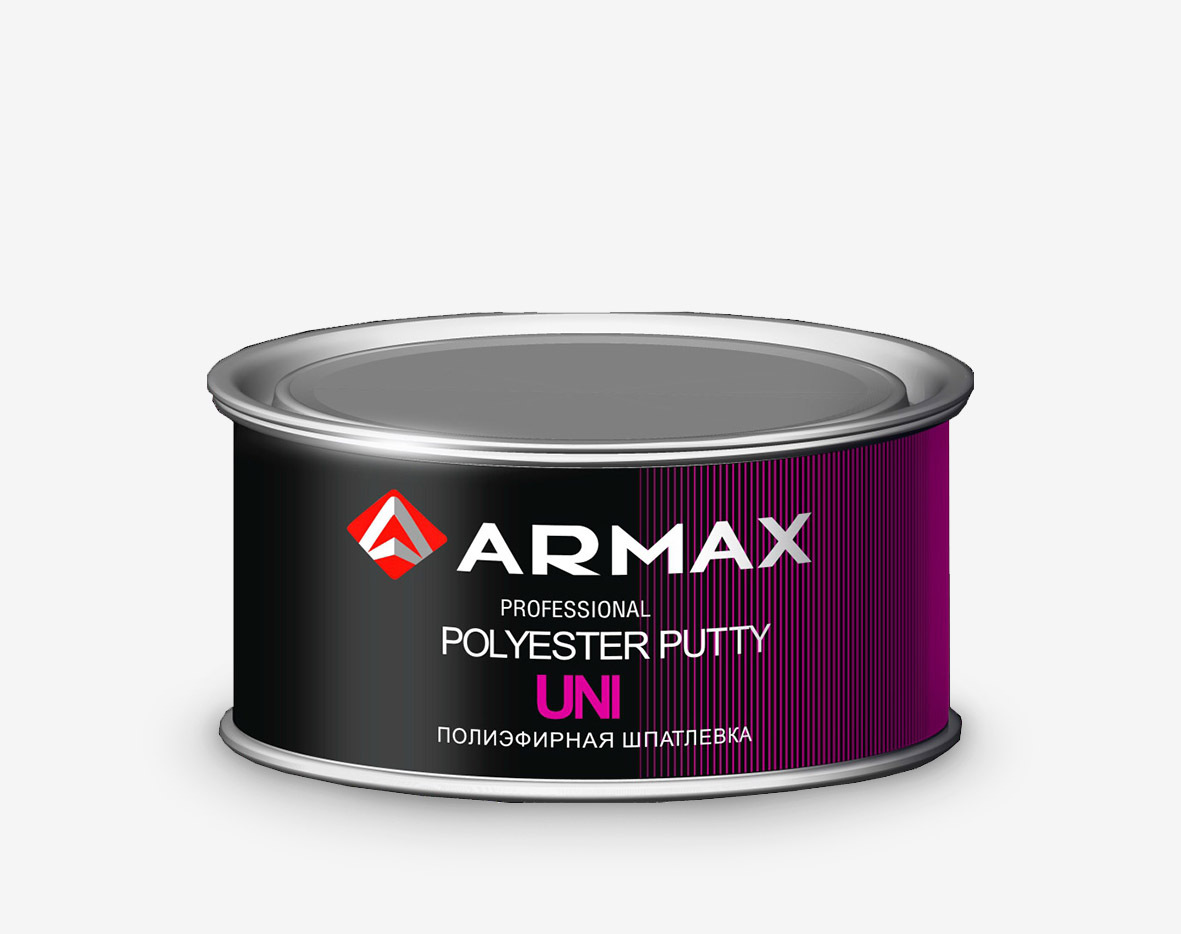 Шпатлевка ARMAX 2K PLASTIC PUTTY / пластик 0,5 кг