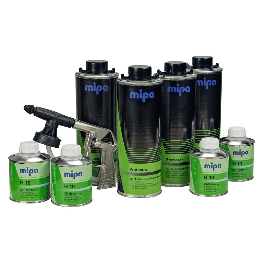Mipa Protector Set Защита для пикапов (черный/колеруемый), комплект (4х0,75мл Protector + 4x0,25мл отвердитель)