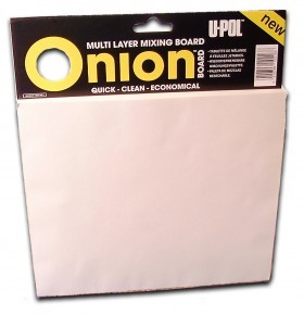 U-Pol ONION BOARD Многослойная палитра для смешивания материалов (100 листов)