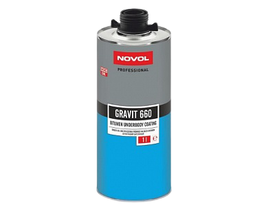 Битумный антикор NOVOL GRAVIT 660 чёрный (1 л)