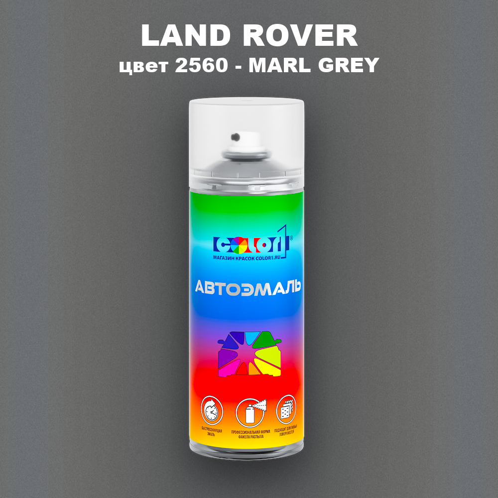 Аэрозольная краска LAND ROVER, цвет 2560 - MARL GREY