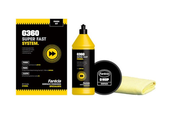 Farecla G360 Super Fast Finish Kit (антиголограммная паста+ полировальник+салфетка)