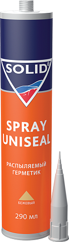 SOLID SPRAY UNISEAL  (290 мл) -  распыляемый герметик
