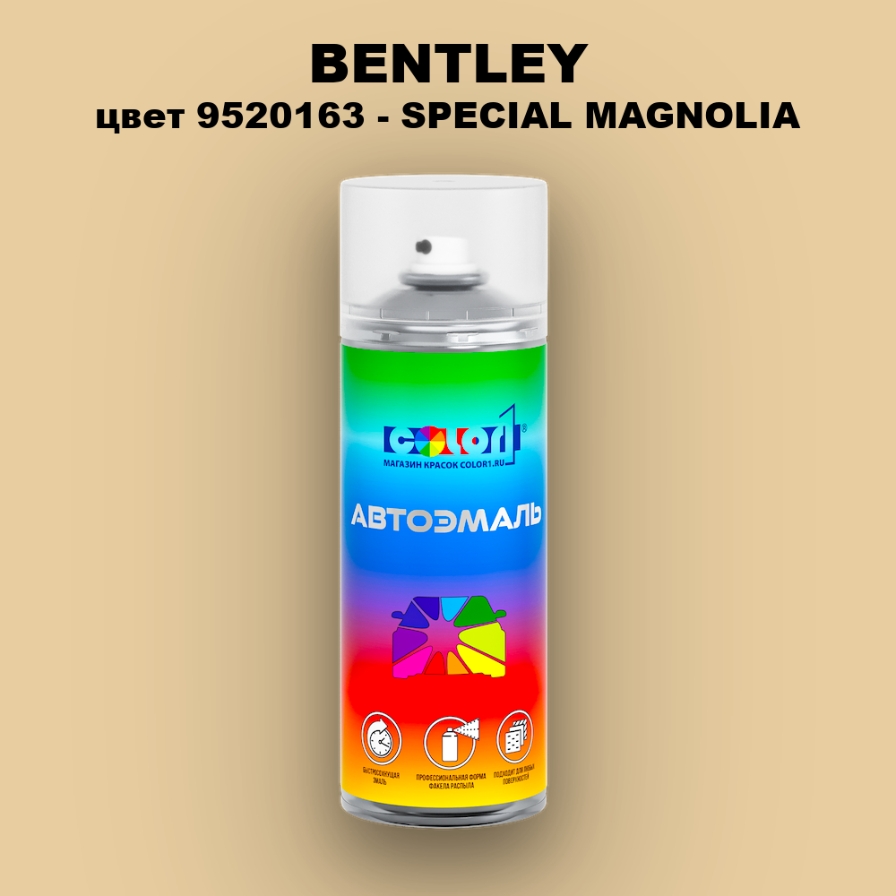 Аэрозольная краска BENTLEY, цвет 9520163 - SPECIAL MAGNOLIA