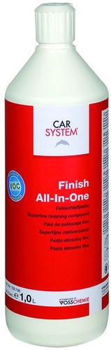 CARSYSTEM Полировальная паста саморазрушающаяся Finish All In One (от Р2000 до Р2500) 1л