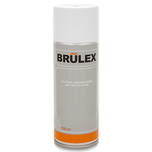 1K Аэрозольный грунт-наполнитель BRULEX, 400 мл