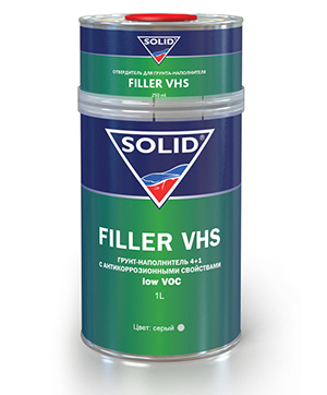 SOLID FILLER VHS LOW VOC (1000+250 мл) - грунт-наполнитель 4:1, (в комп. с отвердит.)