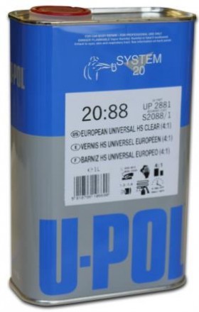 U-Pol S2088 HS Лак Universal 4:1 , 3.79 л