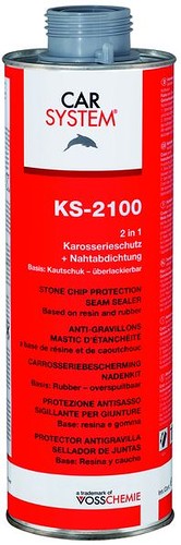 CARSYSTEM KS-2100 Антигравийное покрытие-герметик (черный) 1л