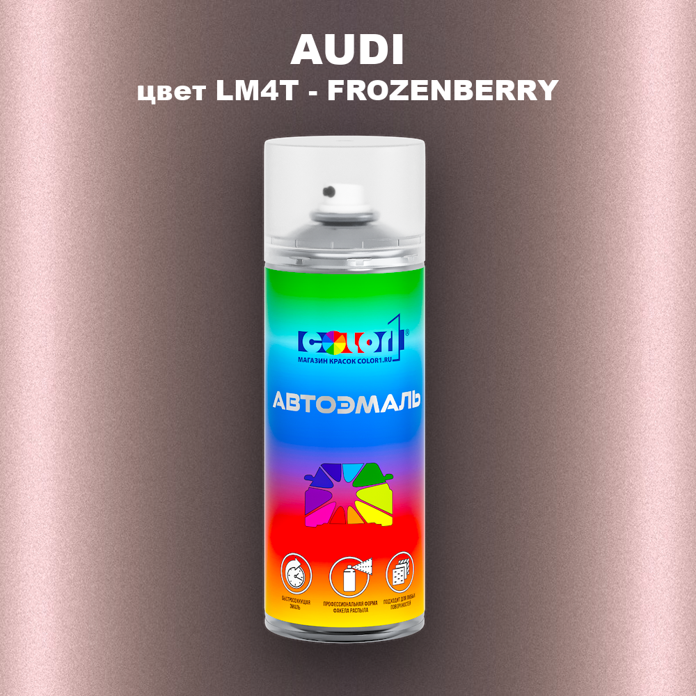 Аэрозольная краска AUDI, цвет LM4T - FROZENBERRY