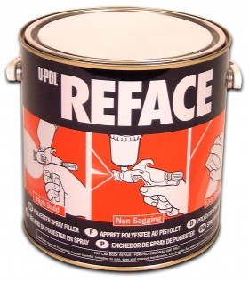 U-Pol REFACE Напыляемая шпатлевка, 2.5 л