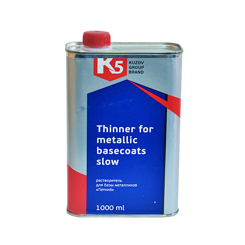 К5 Thinner Slow for metallic basecoats Разбавитель для базы металликов медленный 1000мл