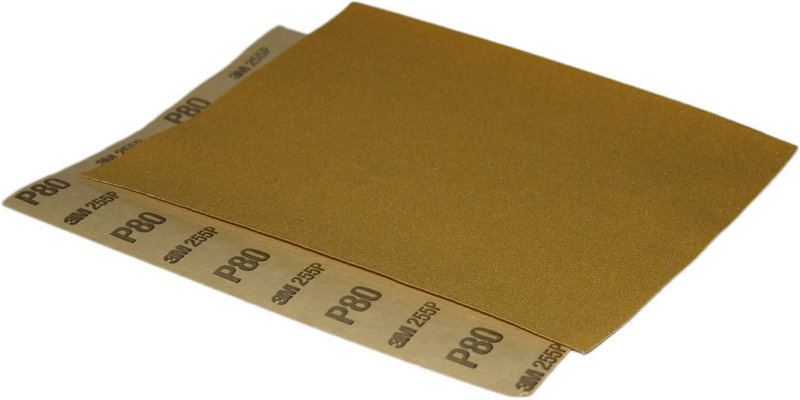 3М Листы для сухой шлифовки 230x280 мм, 255P Золотистая, лист P150 (упаковка 50 шт.)