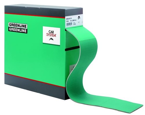 CARSYSTEM Абразивная бумага Greenline Flex 115 мм x 25 м в рулоне P400