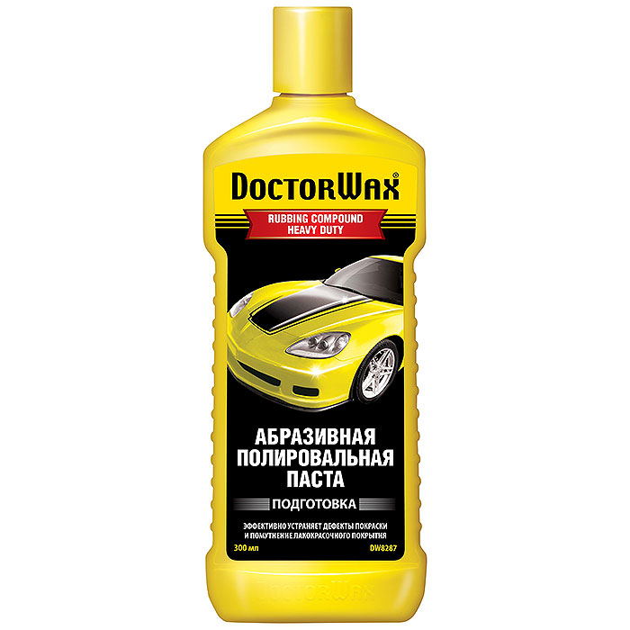 DoctorWax Полироль паста абразивная 300мл