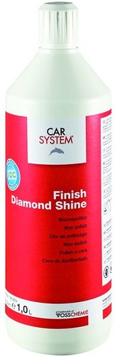 CARSYSTEM Высокоэффективная восковая полировальная паста для защиты и блеска FINISH DIAMOND SHINE 1л
