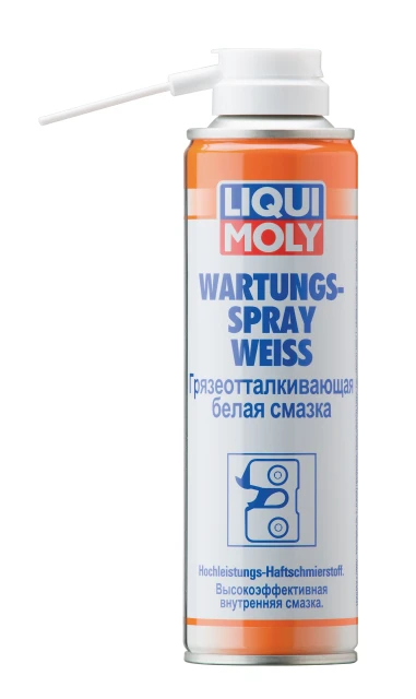Грязеотталкивающая белая смазка Wartungs-Spray weiss 0,25л