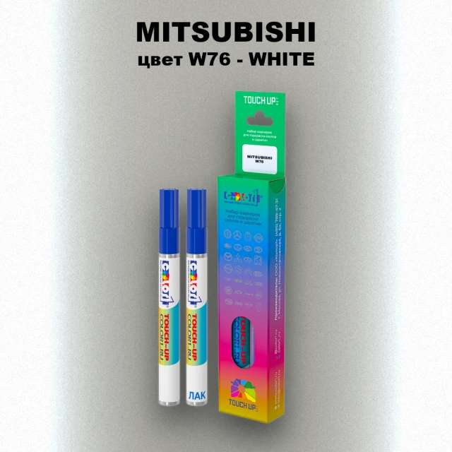 Карандаш-маркер с краской MITSUBISHI, цвет W76 - WHITE