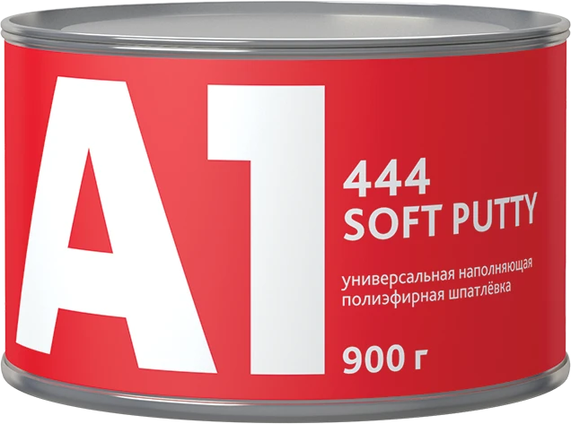 А1 444 SOFT PUTTY универсальная легкошлифуемая шпатлевка, 900гр
