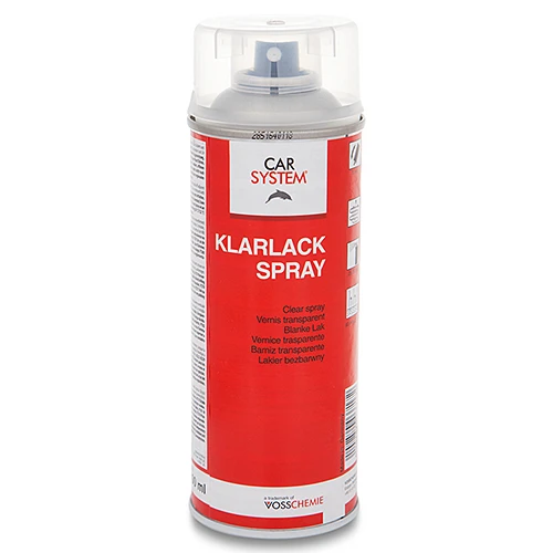CARSYSTEM Klarlack Spray - Аэрозольный прозрачный блестящий лак, 400мл