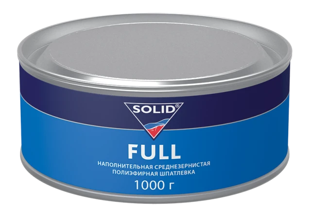 SOLID FULL - наполнительная среднезернистая шпатлевка