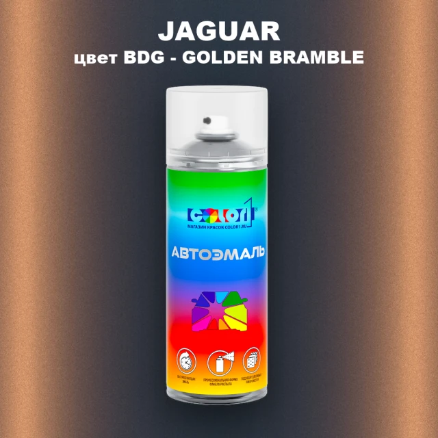 Аэрозольная краска JAGUAR, цвет BDG - GOLDEN BRAMBLE