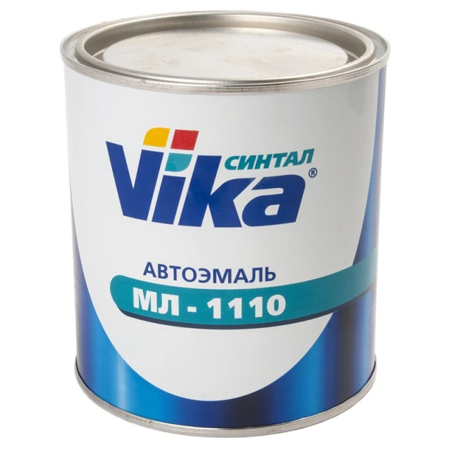 "VIKA Вика-синтал" Эмаль МЛ-1110 Lada Черный 601, 0,8 кг