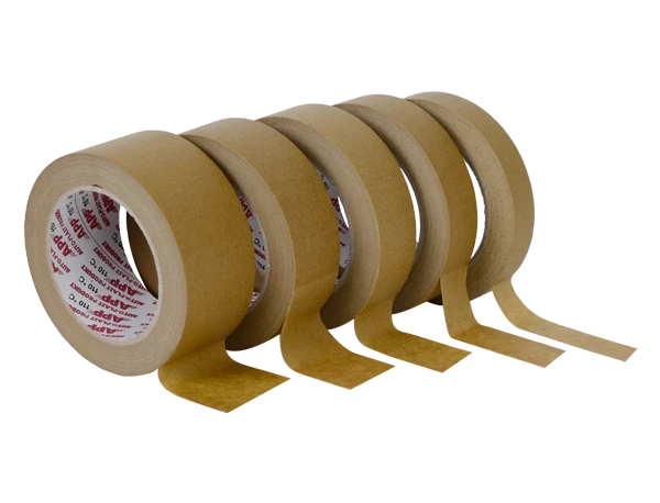 Лента защитно-маскировочная коричневая 110ºС, 18mm
