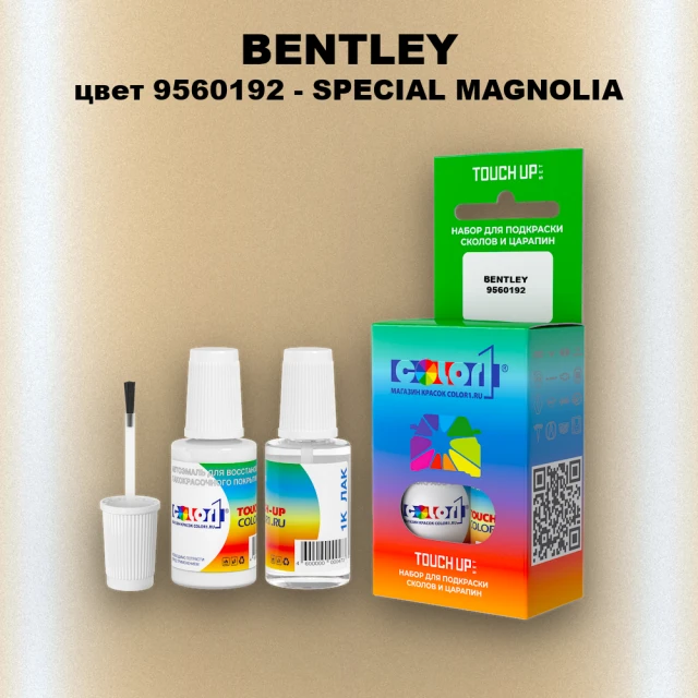 Краска для сколов во флаконе с кисточкой BENTLEY, цвет 9560192 - SPECIAL MAGNOLIA