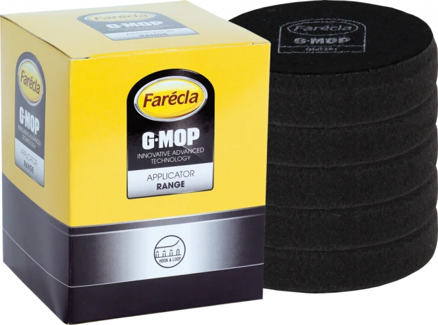 Forecla G Mop 3" Black Finishing Foams Полировальник для финишной пасты, черный, 80мм, 5 шт в упаковке