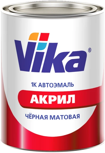 Vika Эмаль АК-142 (1-компонентная,черная матовая) (0,4 кг)