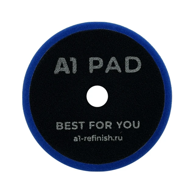 Полировальный круг твердый синий 125 мм (dual action) — A1 Medium Cut foam pad Blue