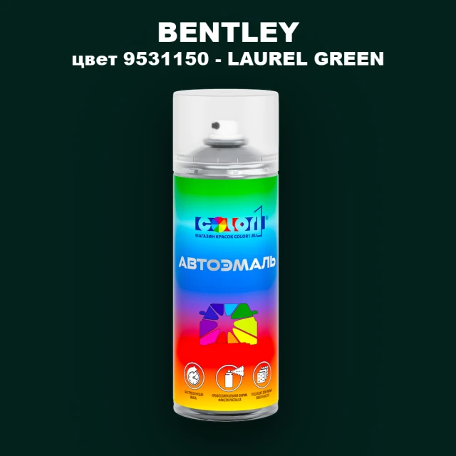 Аэрозольная краска BENTLEY, цвет 9531150 - LAUREL GREEN