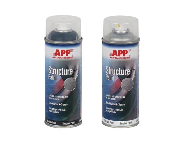 Лак структурный в аэрозоли Structure Paint черный, 400мл
