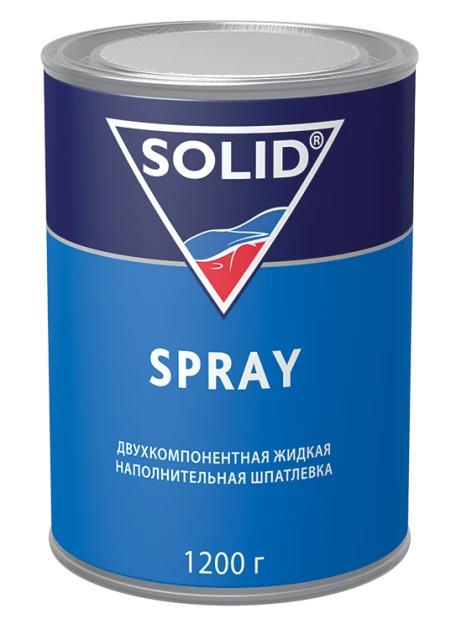 SOLID SPRAY - жидкая шпатлевка для окончательных работ