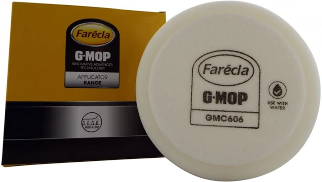 Forecla G Mop 6" Wet Use Compounding Foam, жесткий, бежевый, исп. с водой, 150мм