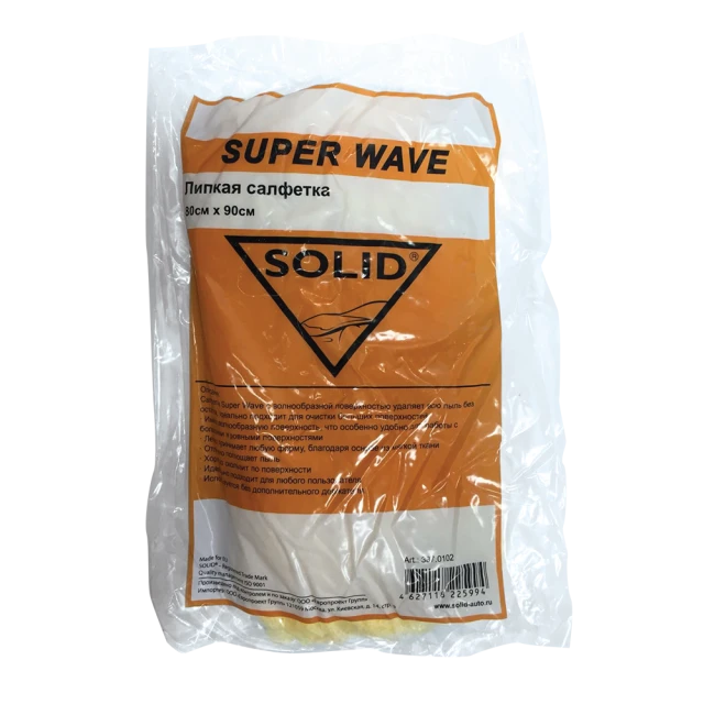 SOLID Super Wave липкая салфетка пылесборная антистатическая (в кор. - 200 шт.)