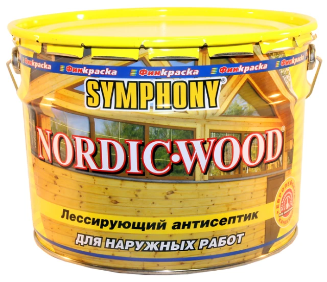 SYMPHONY NORDIC-WOOD - лессирующий антисептик на основе льняного масла