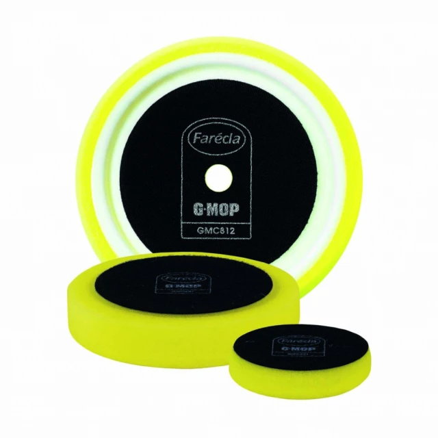 Forecla G Mop 8" Yellow Compounding Foam Жёлтый полировальник, средней жесткости, 200мм
