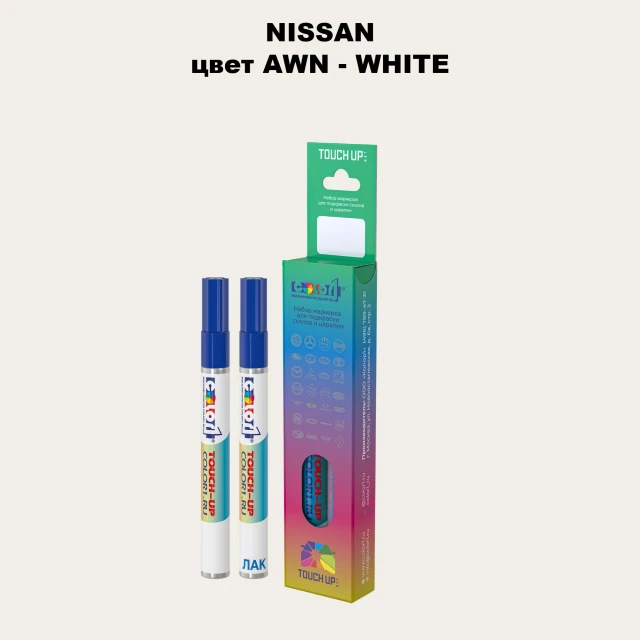 Карандаш-маркер с краской NISSAN, цвет AWN - WHITE