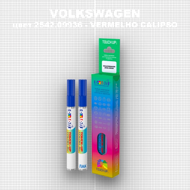Маркер с краской VOLKSWAGEN, цвет 2542.09936 - VERMELHO CALIPSO