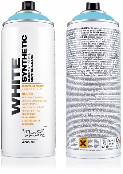 3350WHT MONTANA WHITE 400ML Краска WHITE розовый лотус