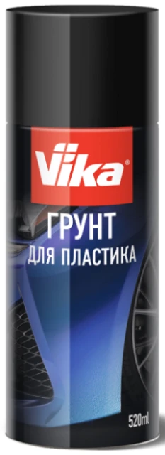VIKA Вика Грунт-эмаль для пластика белая RAL 9003, аэрозоль 400 мл