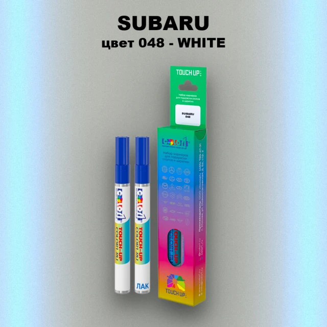 Маркер с краской SUBARU, цвет 048 - WHITE